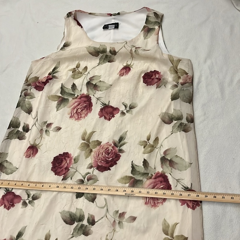 Floral Maxi Dress in Cream and Pink - Picture 8 of 12
